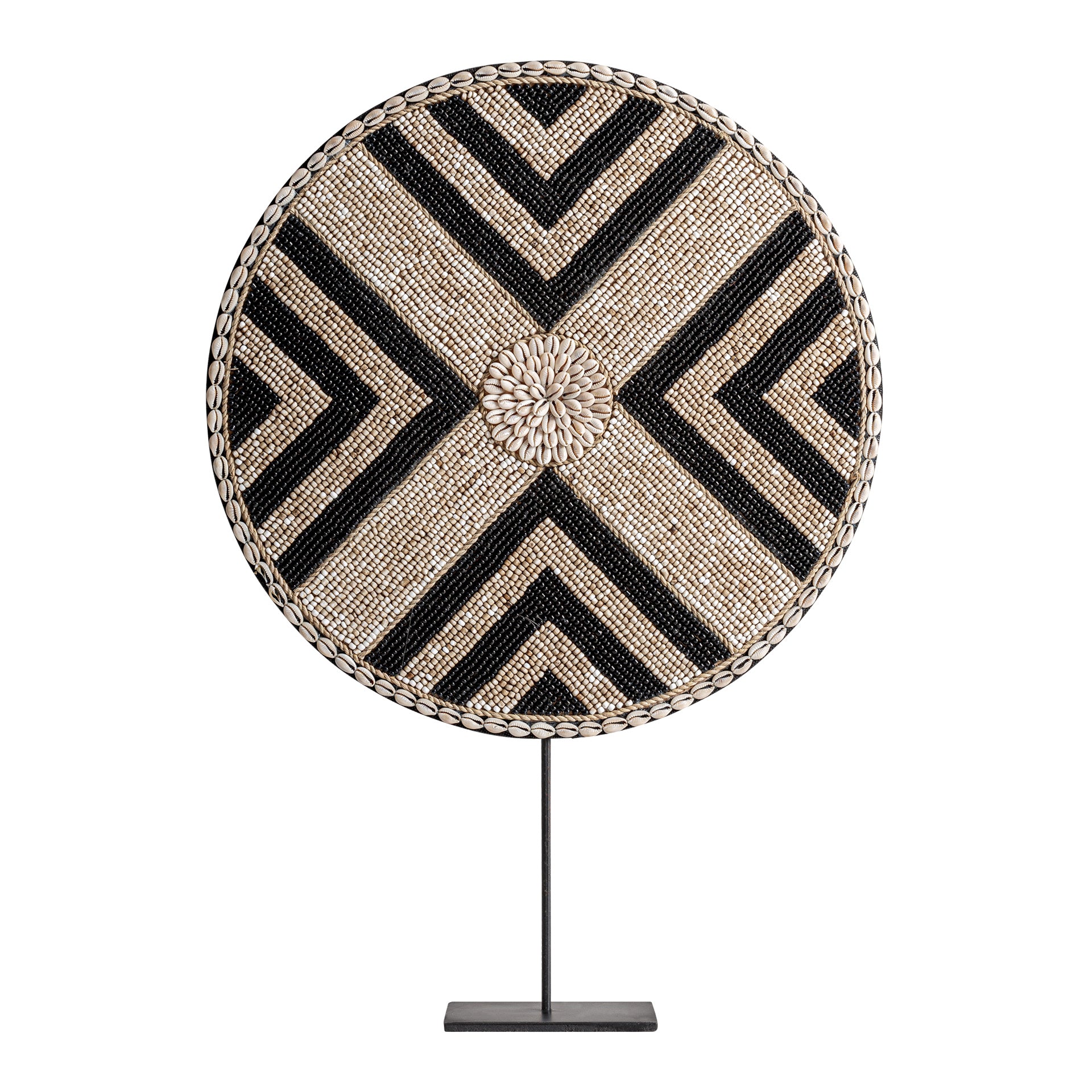 Kakbe Contemporary Decorative Figure - Bamboo & Iron