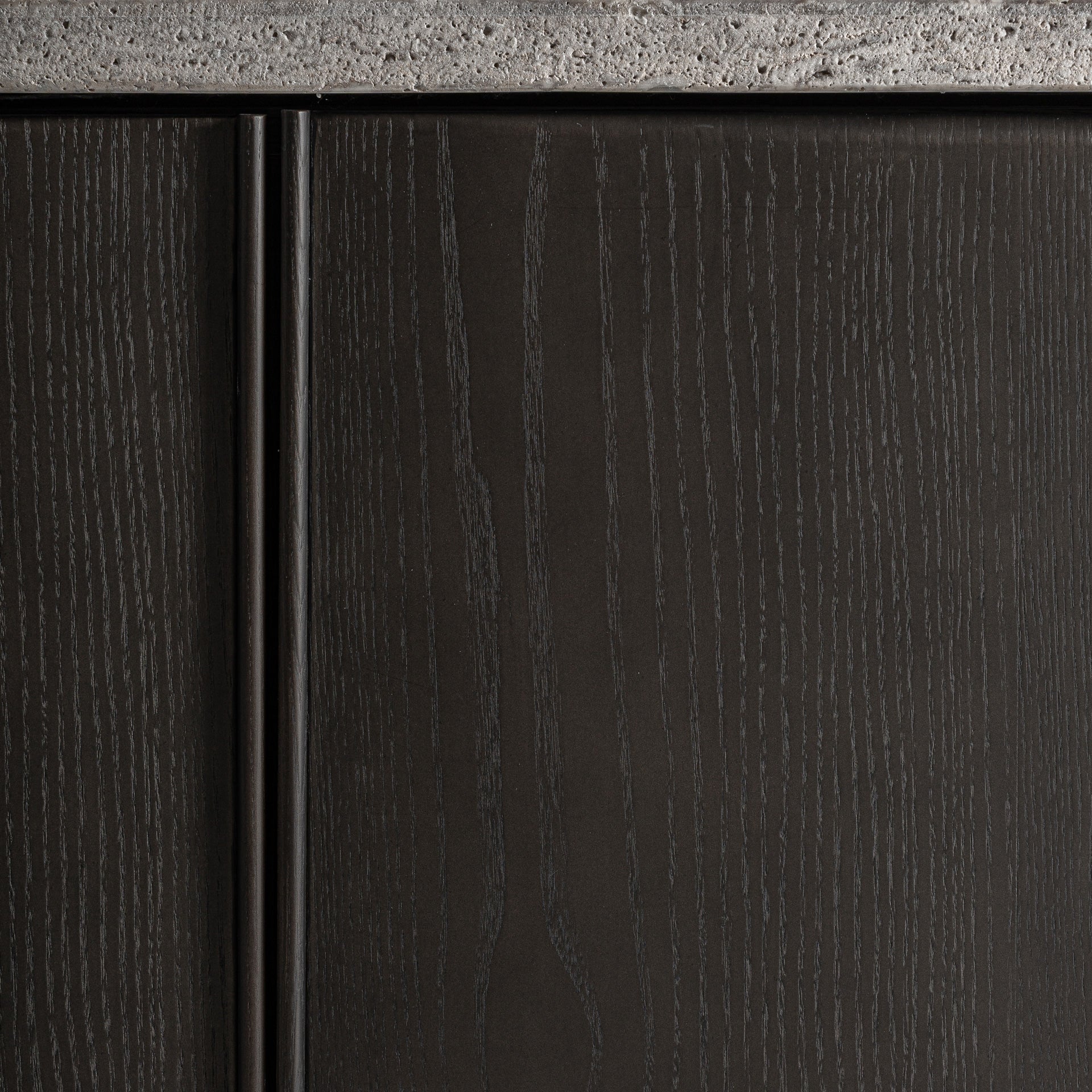 RIGNAC TRAVERTINE & ASH WOOD SIDEBOARD – GREY & BROWN
