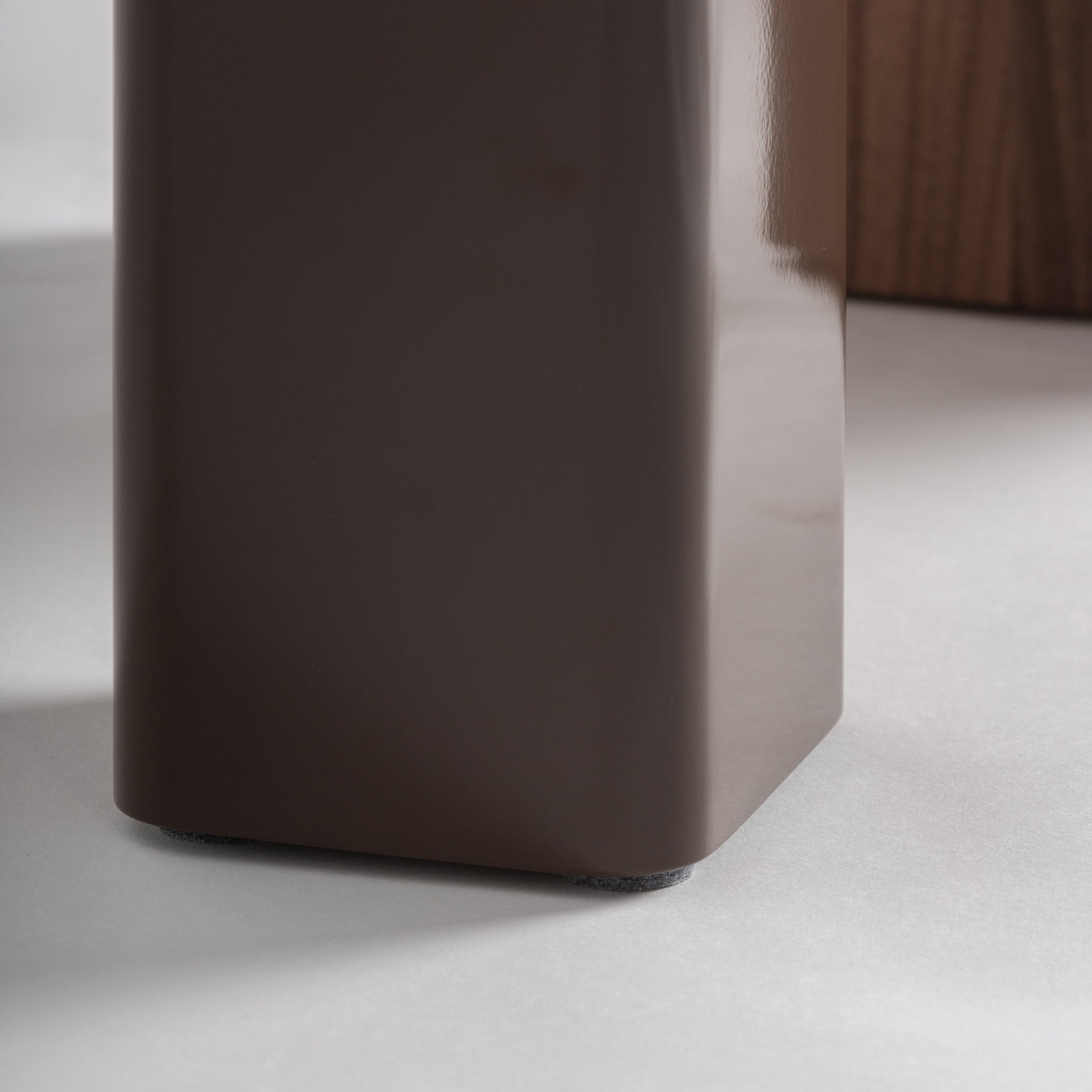 Kvell Side Table in Chocolate & Oak Veneer