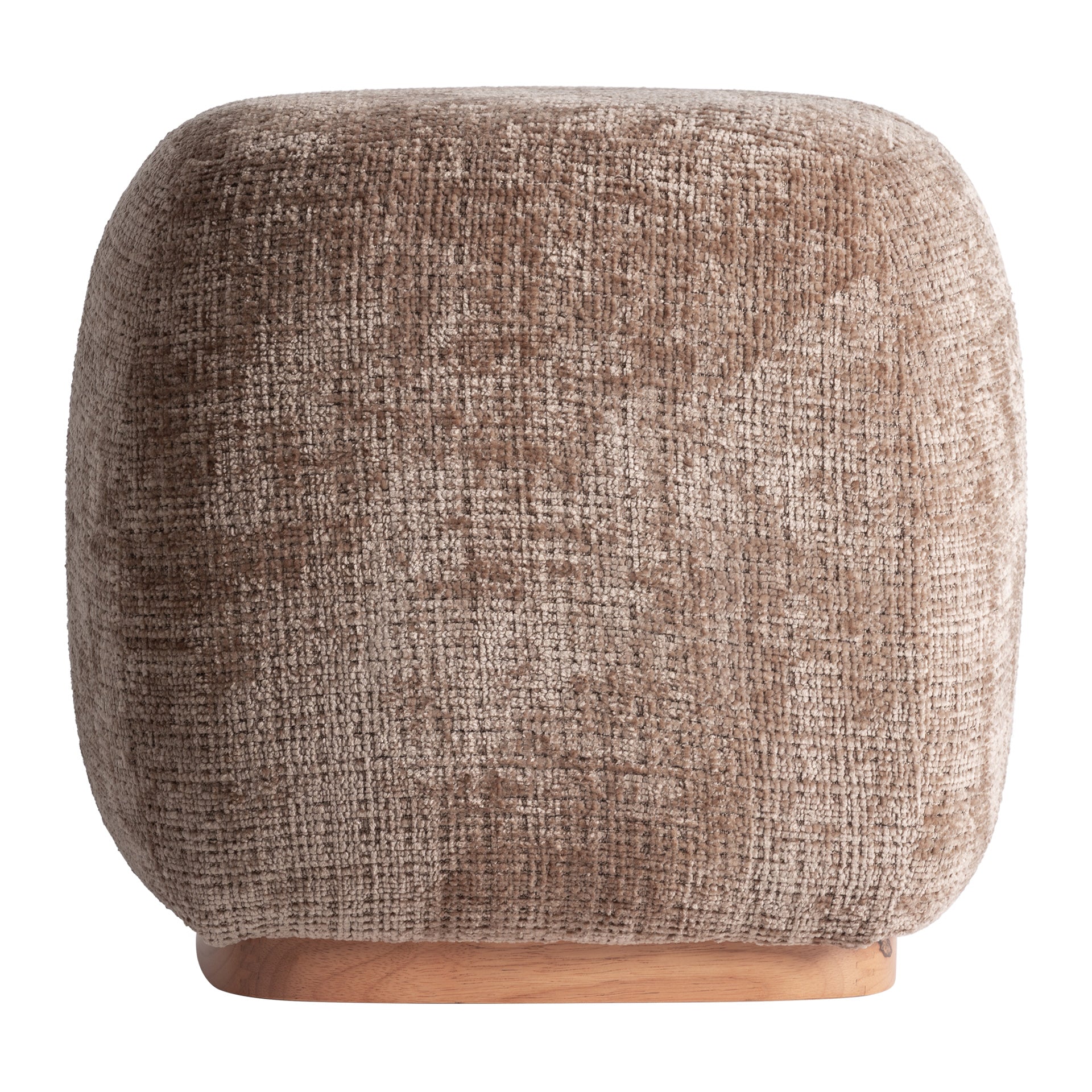 CALYPSO UPHOLSTERED FOOTREST IN TAUPE