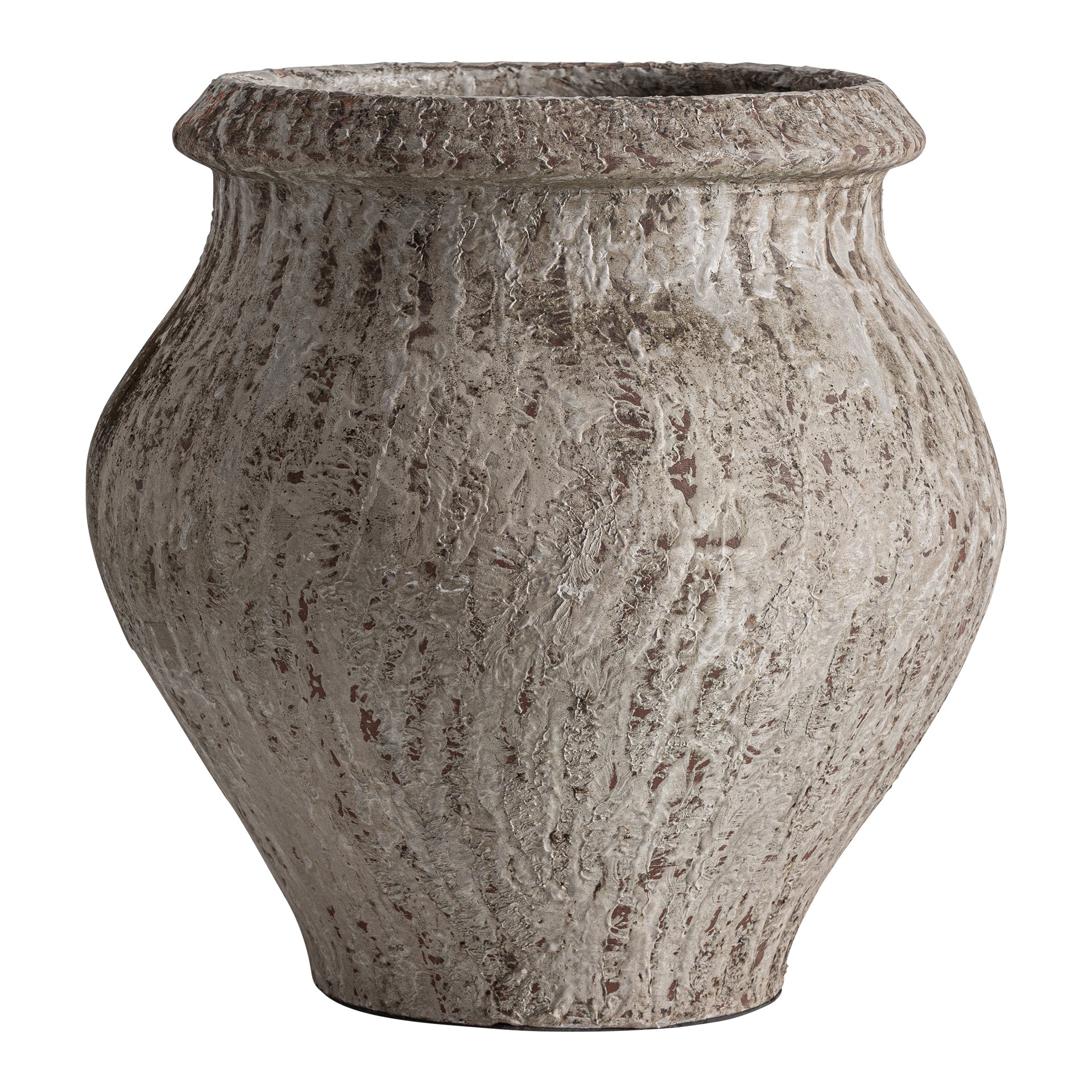 Ninhae Classic Terracotta Vase – Distressed Grey