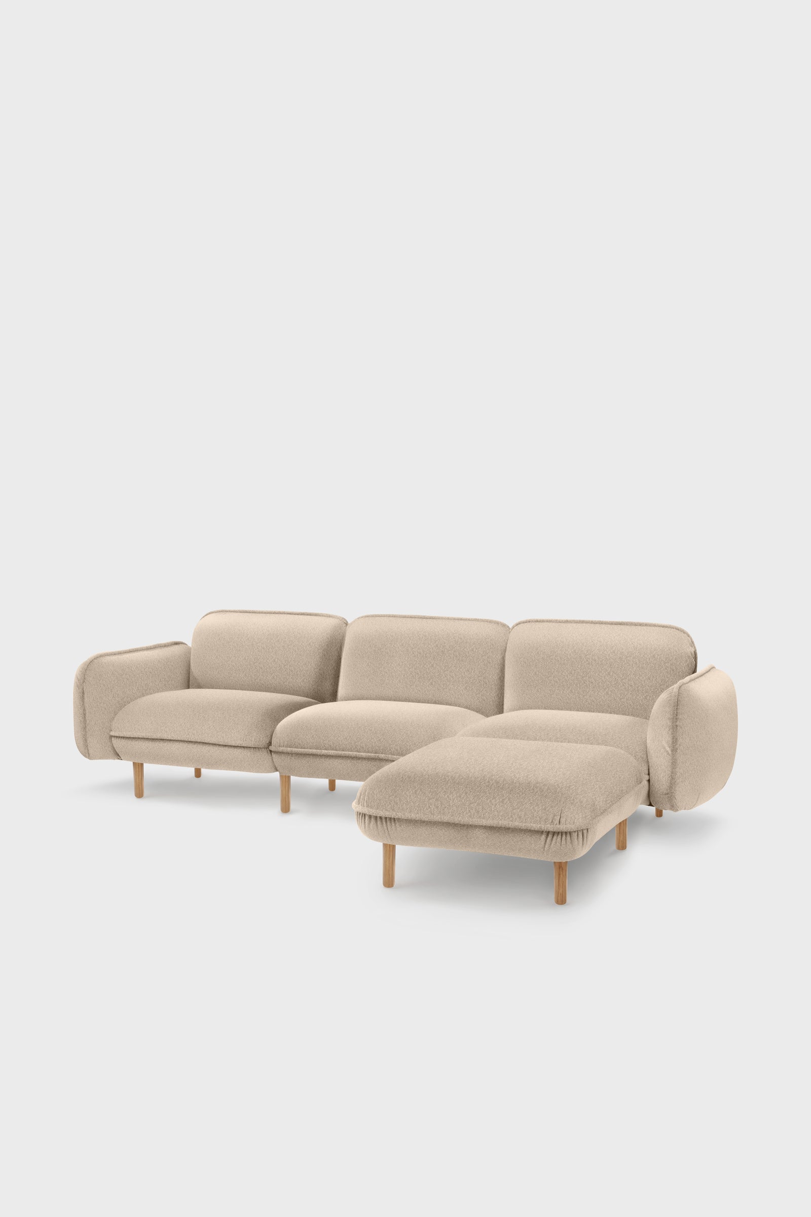 Bean Pouf Chair in Velour