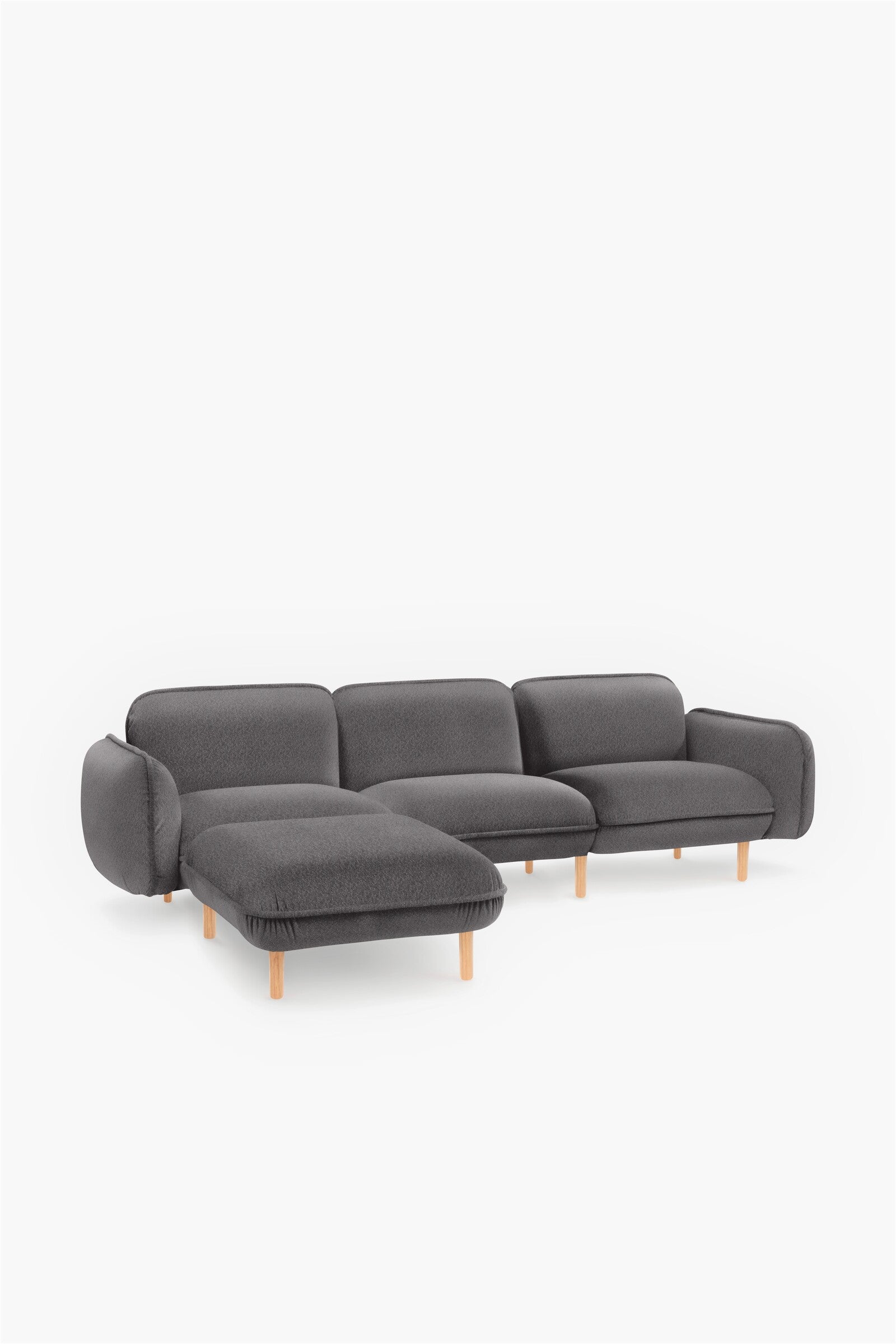 Bean Pouf Chair in Velour