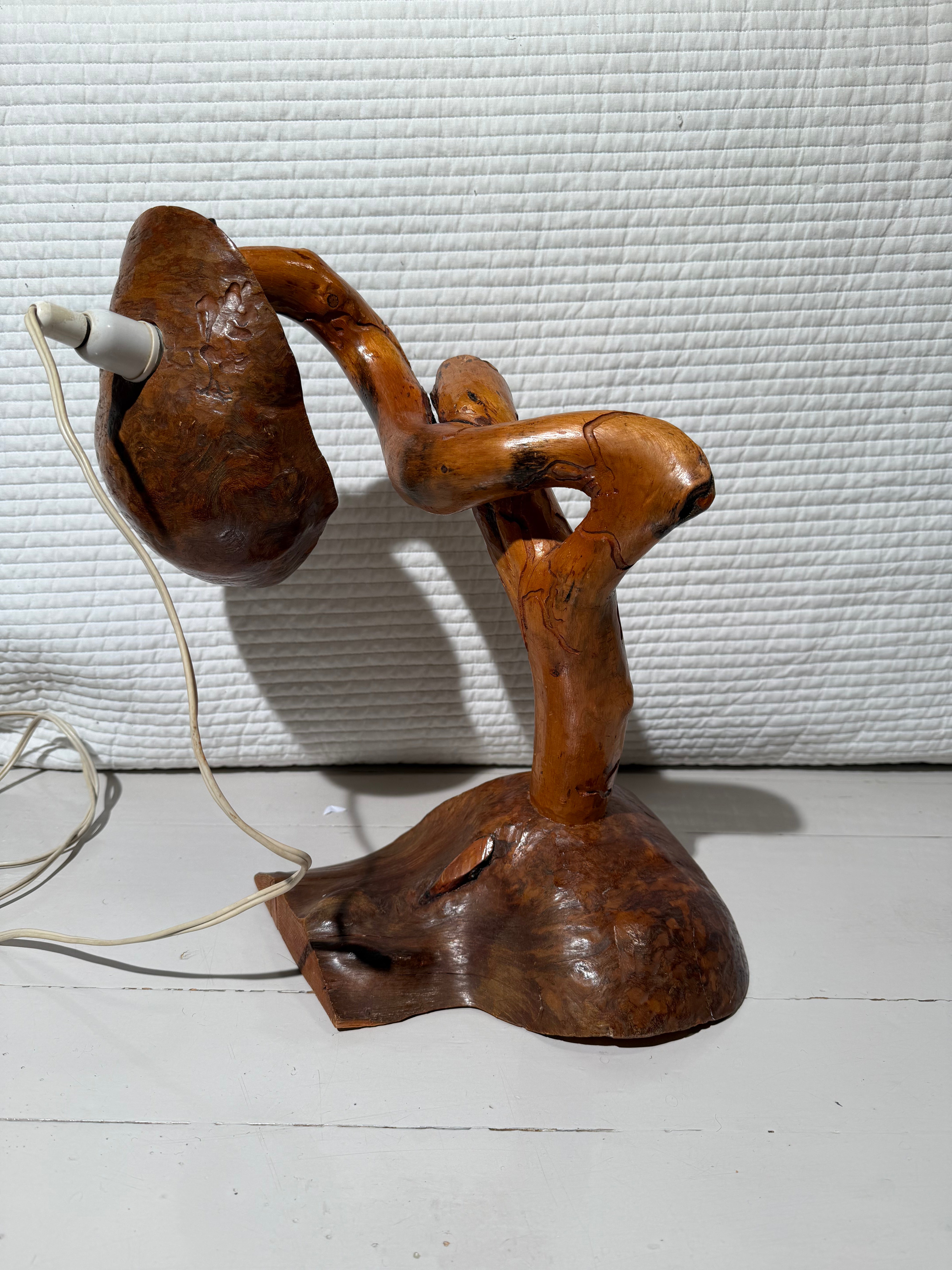Vintage Handmade Finnish Burk Lamp – 41 cm
