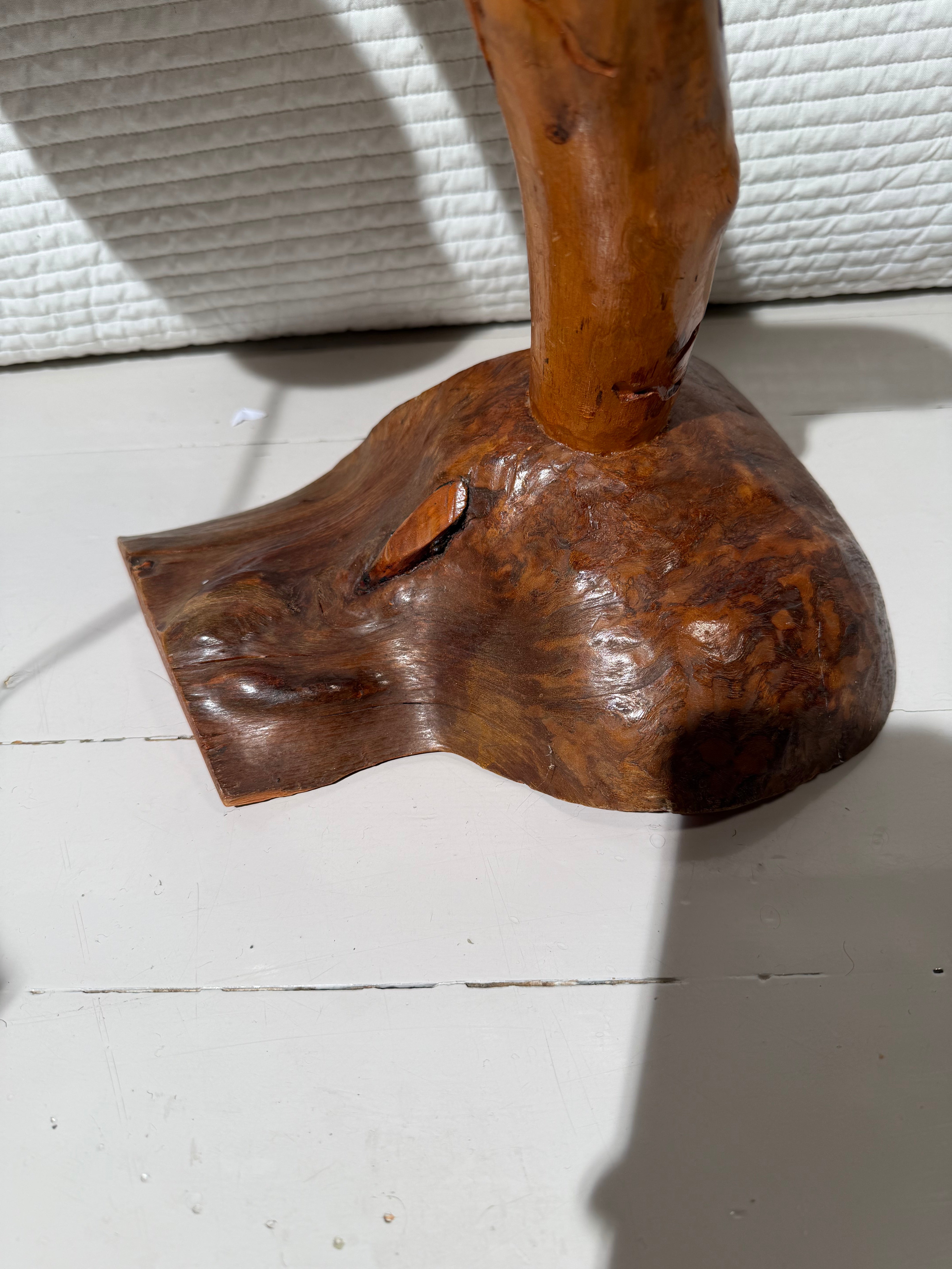 Vintage Handmade Finnish Burk Lamp – 41 cm