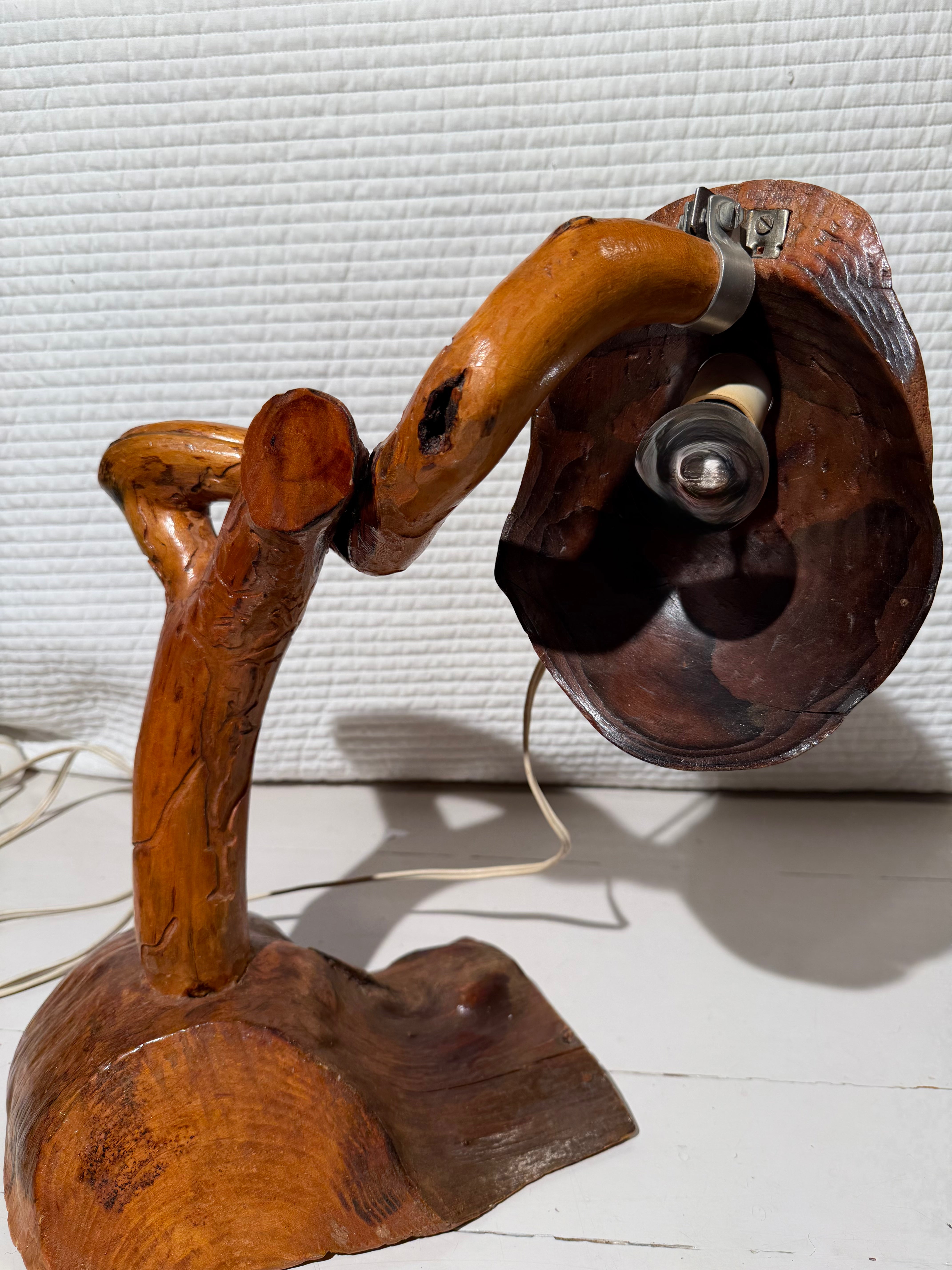 Vintage Handmade Finnish Burk Lamp – 41 cm