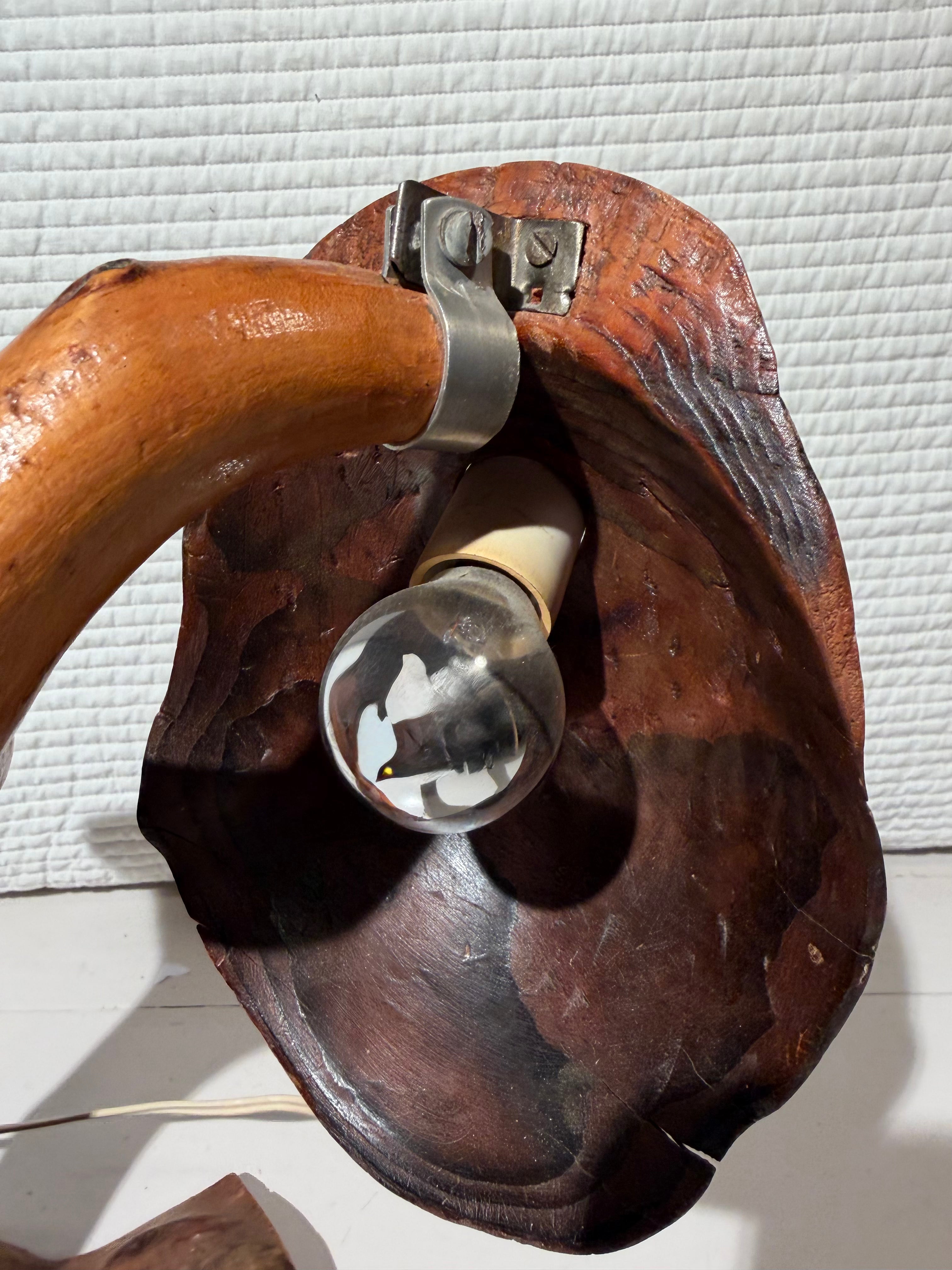 Vintage Handmade Finnish Burk Lamp – 41 cm
