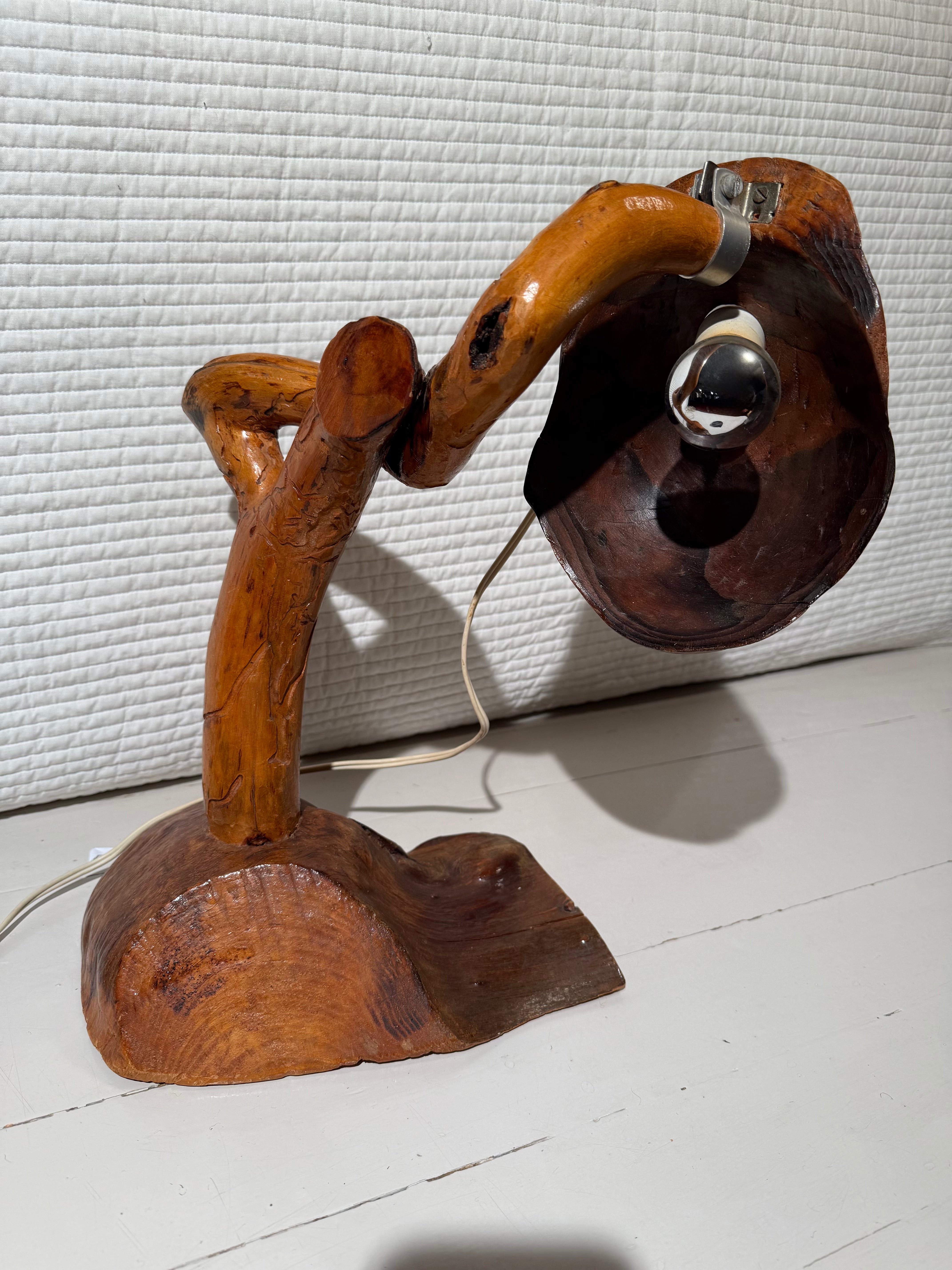 Vintage Handmade Finnish Burk Lamp – 41 cm