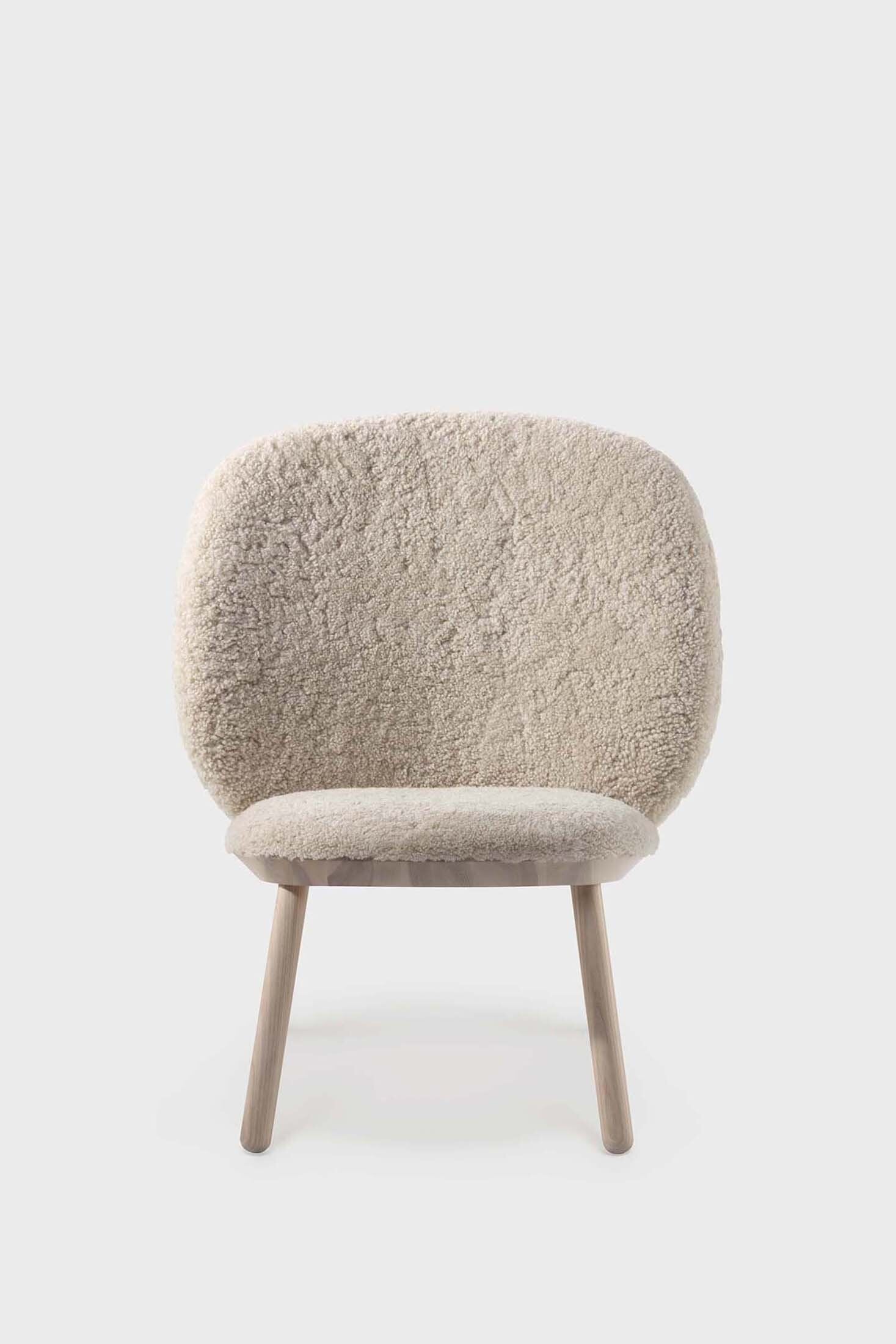 Naïve Low Chair Genuine Sheepskin