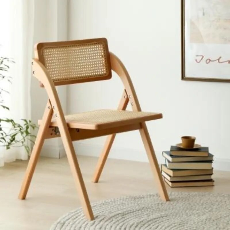 SkandiShop Foldable Rattan Chair