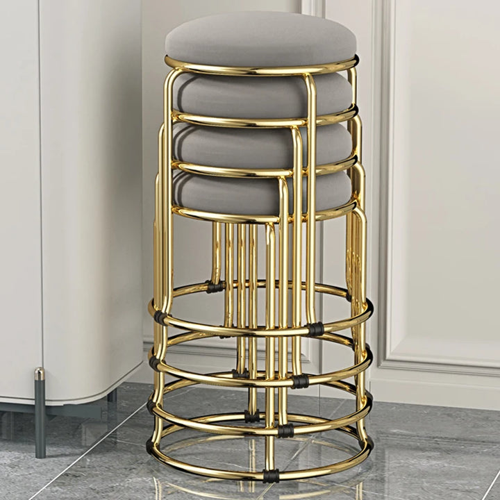 Rachel - Beauty Salon Gold Luxury Velvet Dining Chair Bar Stool