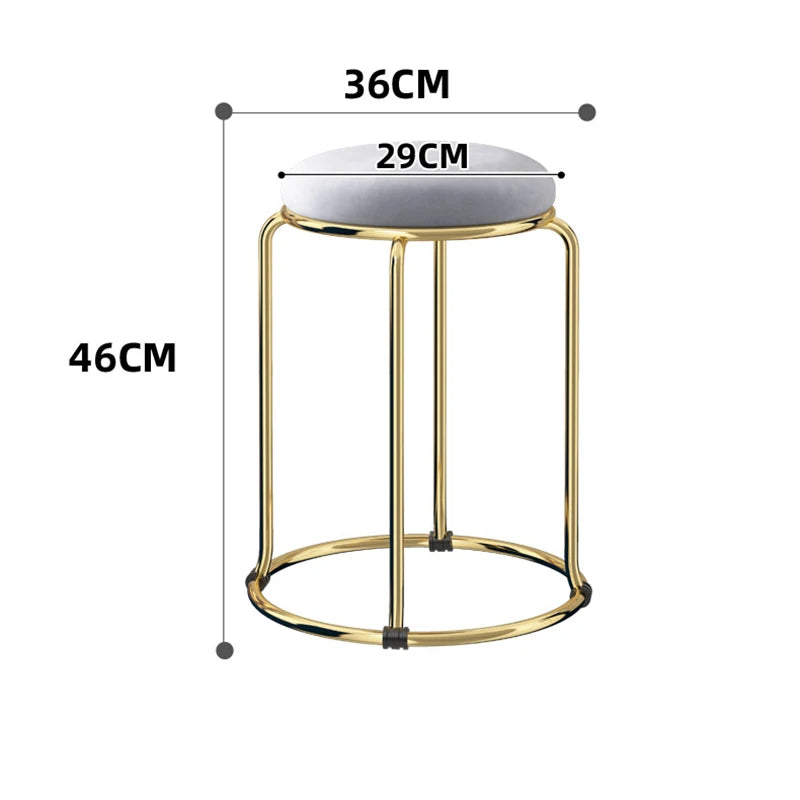 Rachel - Beauty Salon Gold Luxury Velvet Dining Chair Bar Stool