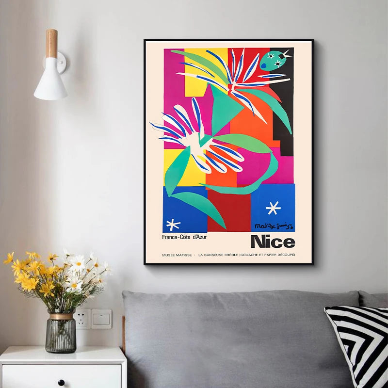 Henri Matisse Vintage Artwork Poster - Nordic Wall Art Print