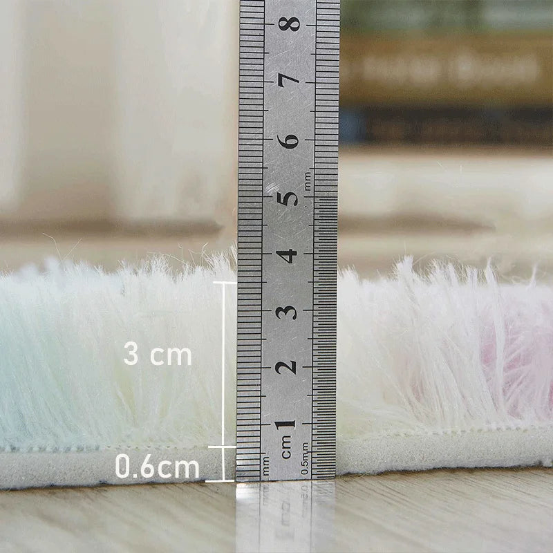 Dreamy Soft Pink Fluffy Rug