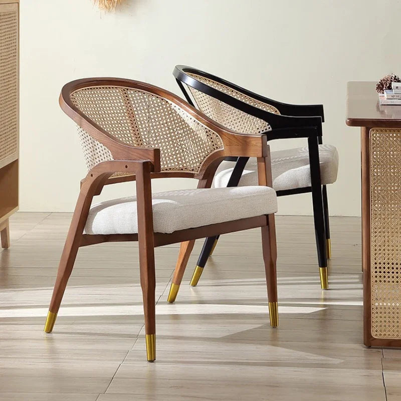 Skandi Stubb Chair Rattan
