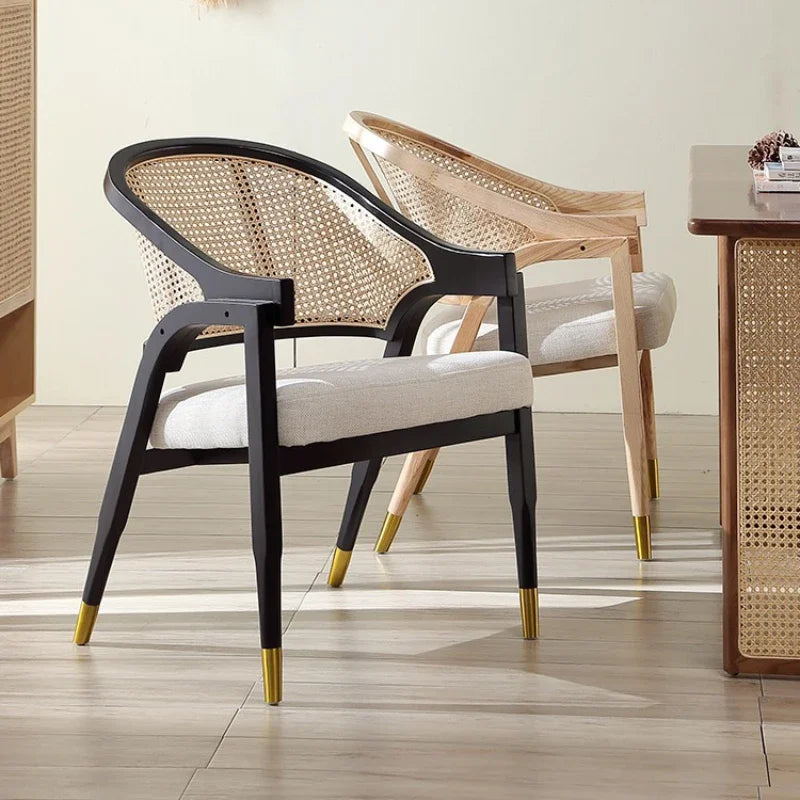 Skandi Stubb Chair Rattan