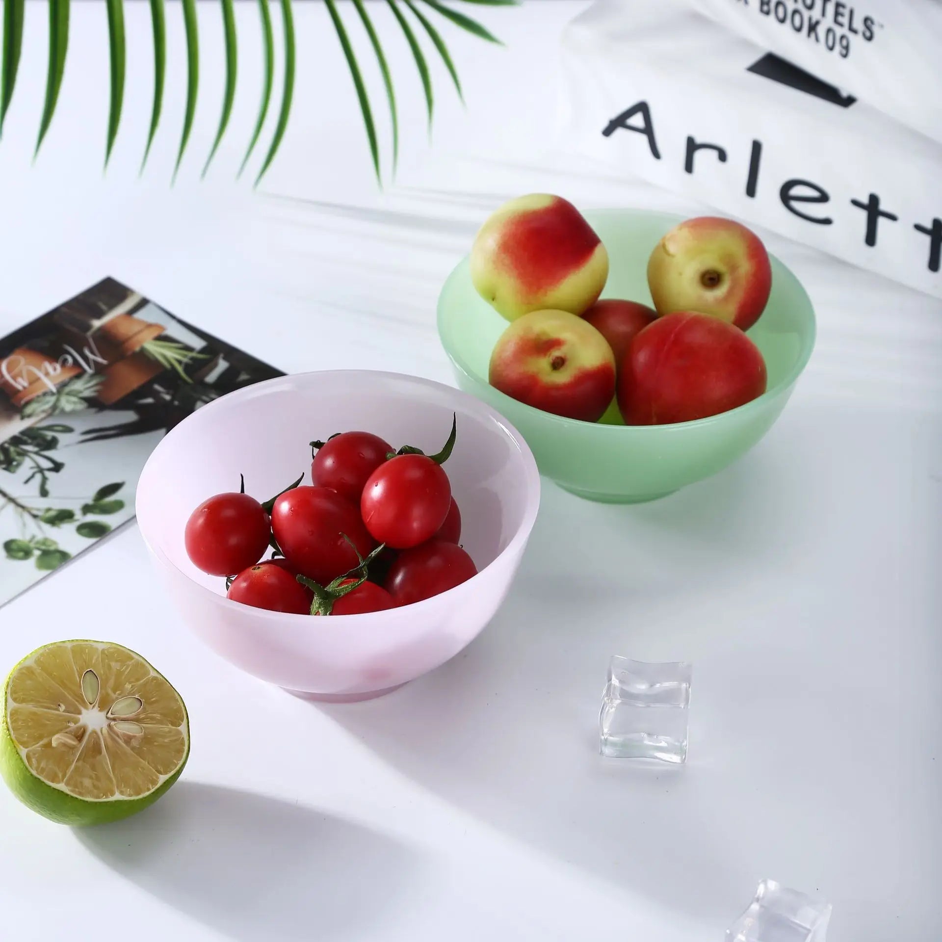 Jade Aura Glass Bowl Set