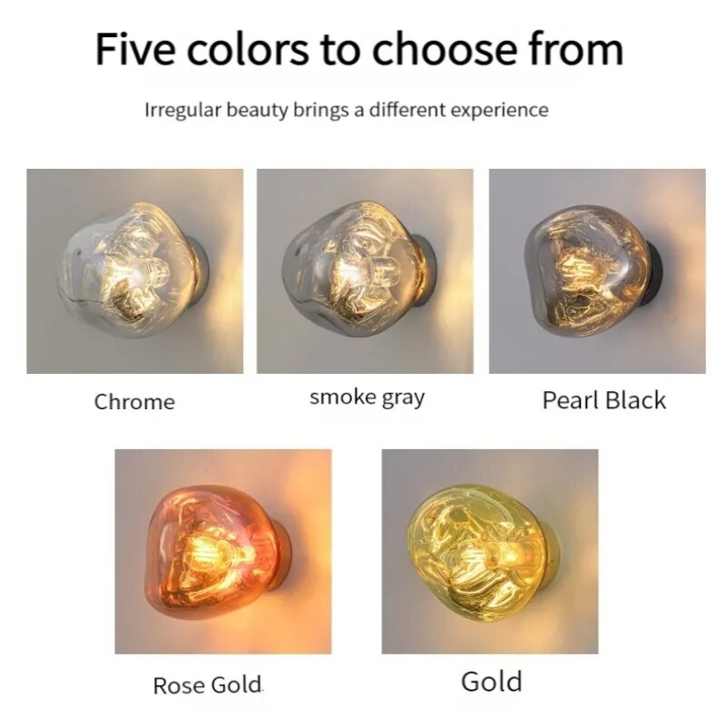 SkandiShop Interior Led Lava Wall Lamp