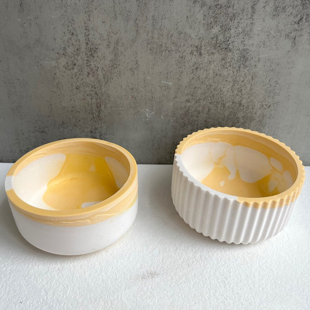 SkandiShop DIY Round Striped Jar