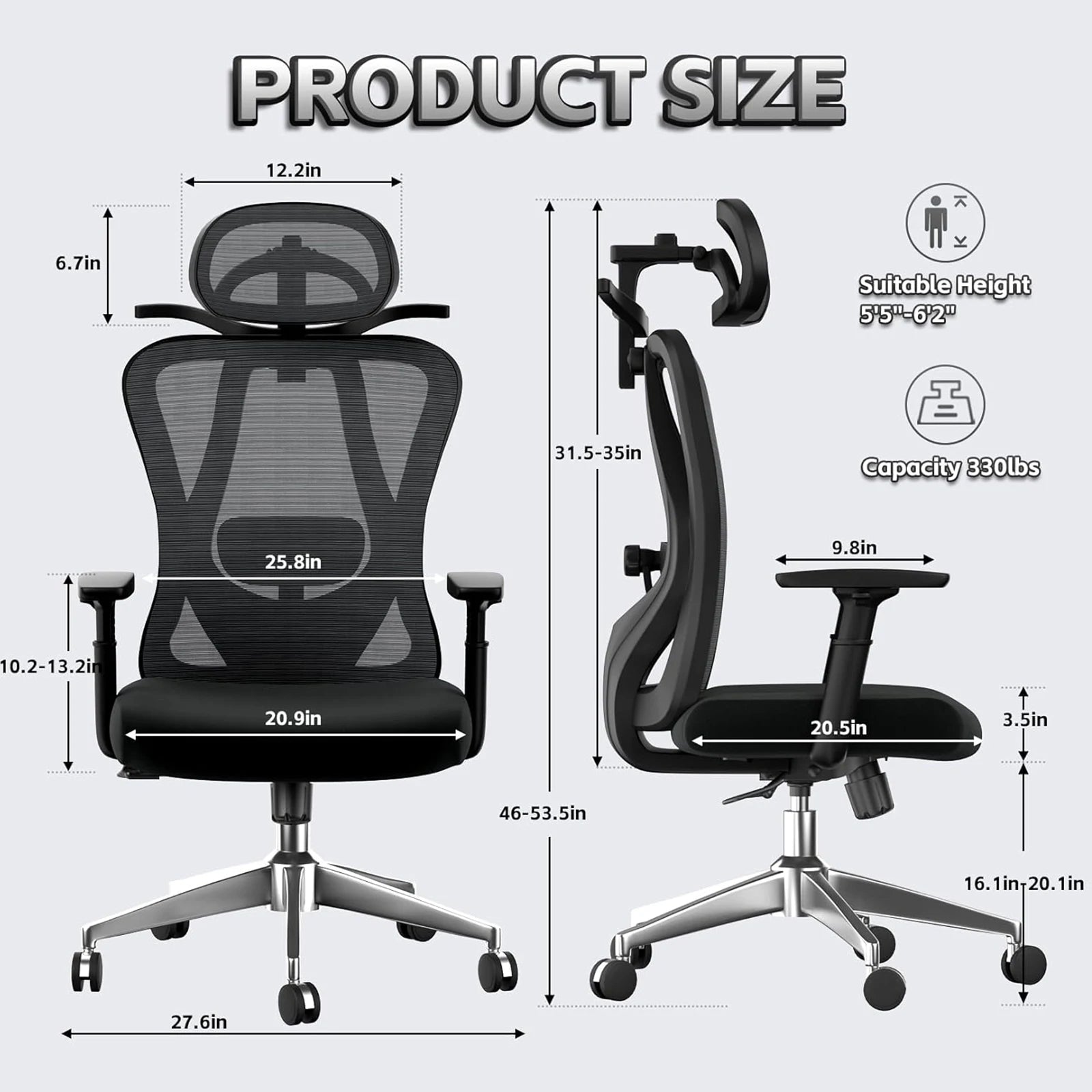ProFlex Ergonomic Mesh Office Chair
