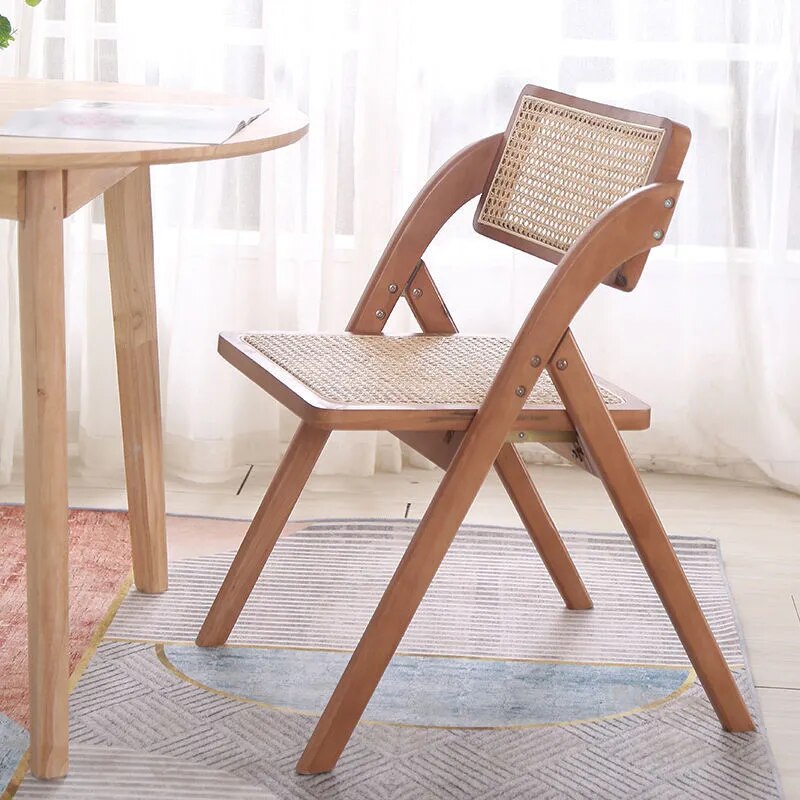 SkandiShop Foldable Rattan Chair