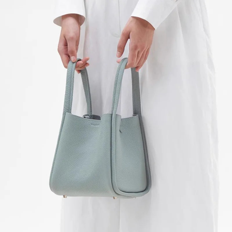 Tide Lock Catch Bucket Handbag