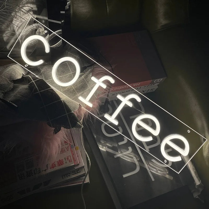 BrewBright Custom Coffee Neon Sign