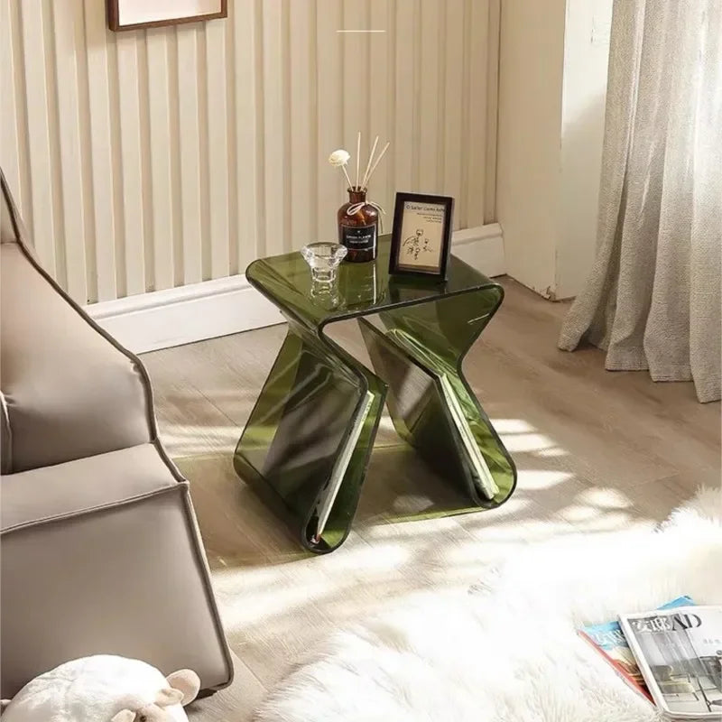 Acrylic Transparent Sofa Side Table