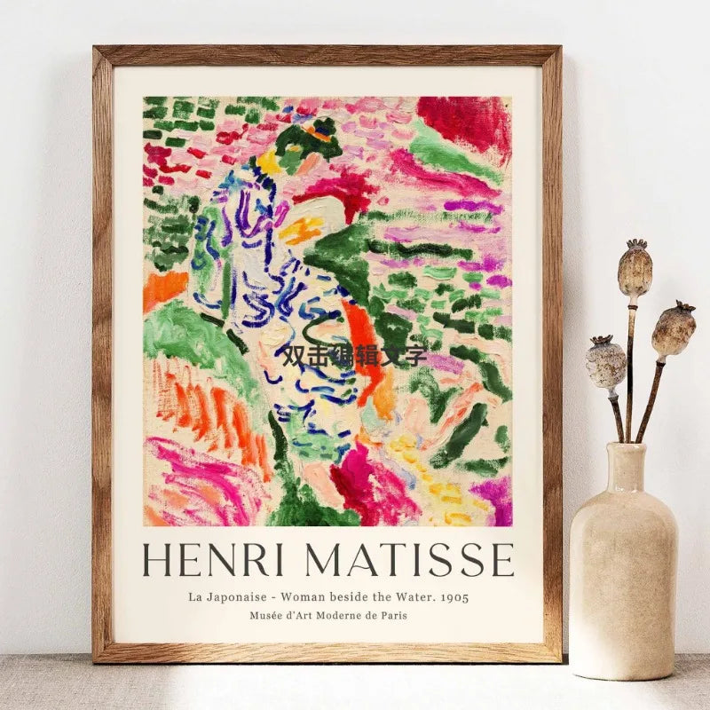 Vintage Mid-Century Matisse Landscape Canvas
