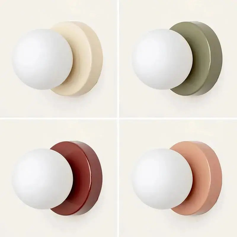 Nordic LED Glass Wall Lamp