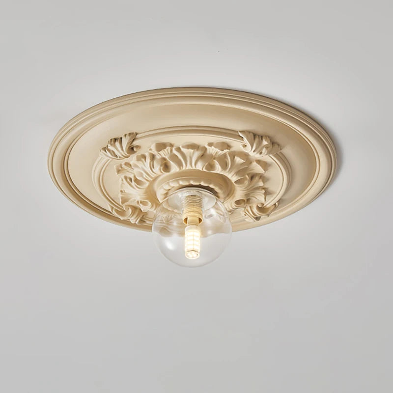 ParisianGlow Ceiling Lamp – French Retro Elegance