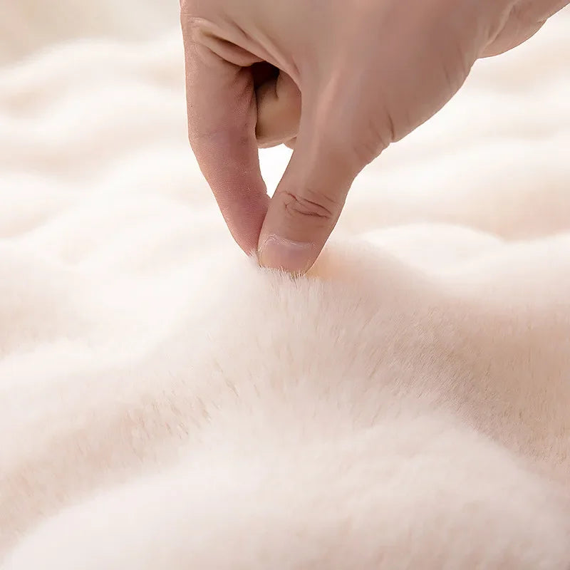 SkandiShip Fluffy Faux Fur Rug