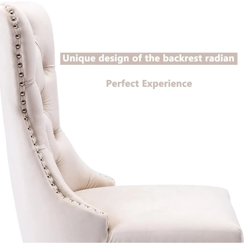 Tufted Dining Chairs Set of 6