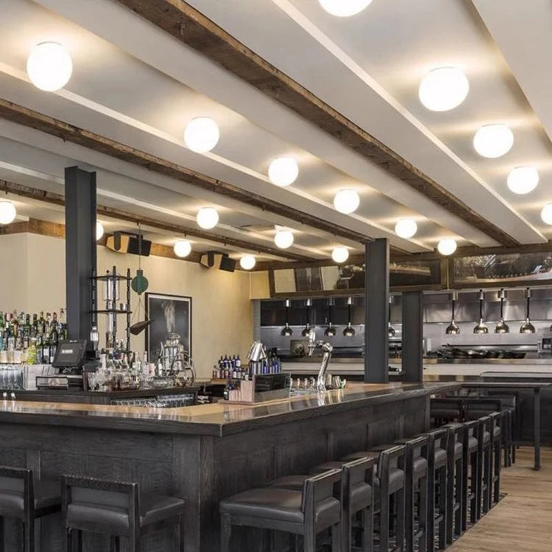 LumiSphere Glass Wall Lamp – Modern Minimalist Elegance