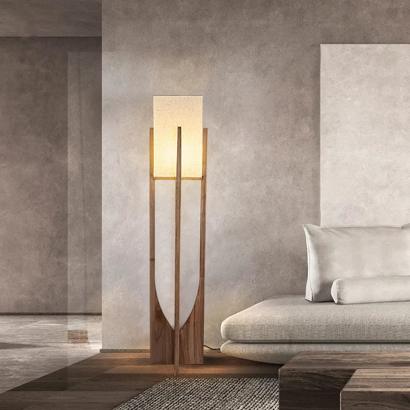 Fairbanks Nordic Wooden Floor Lamp