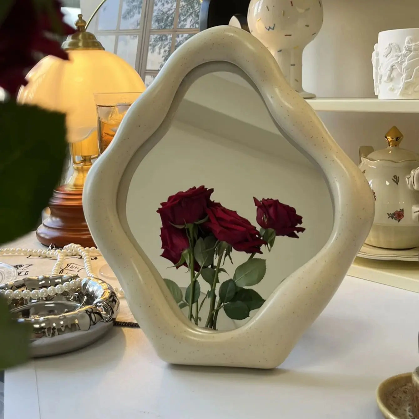 Vintage French Provincial Vanity Mirror