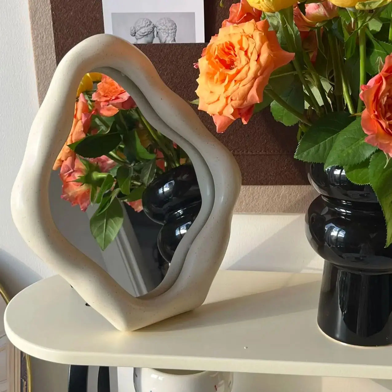 Vintage French Provincial Vanity Mirror