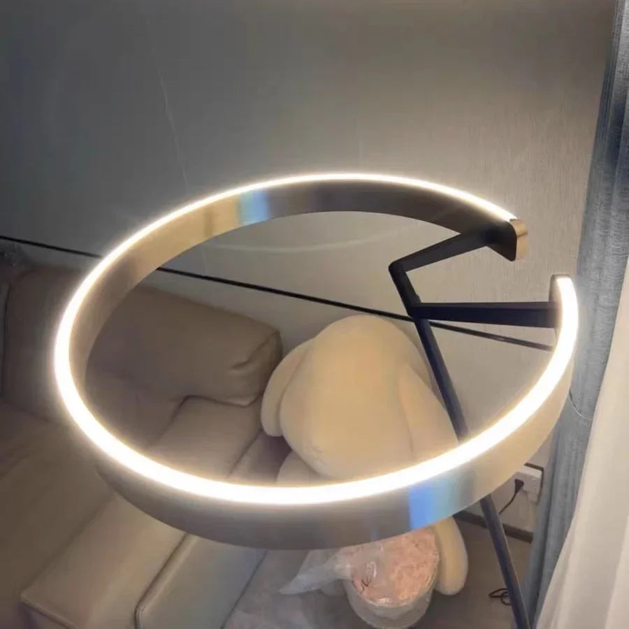 Nordic Halo LED Floor Lamp