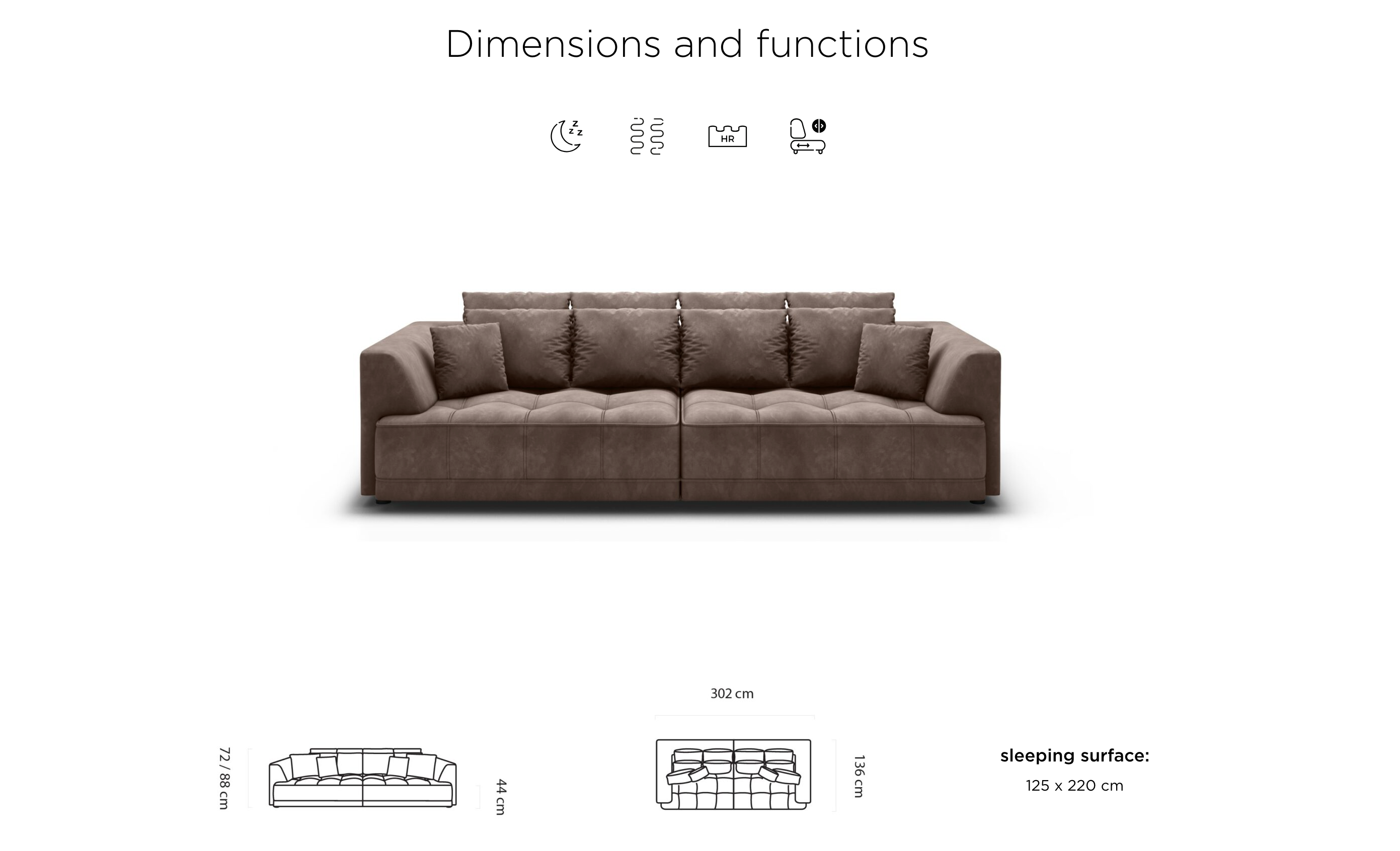 SkandiShop Tiga Sofa