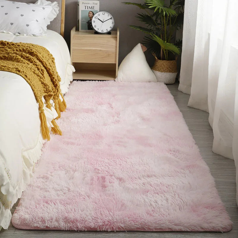 Dreamy Soft Pink Fluffy Rug