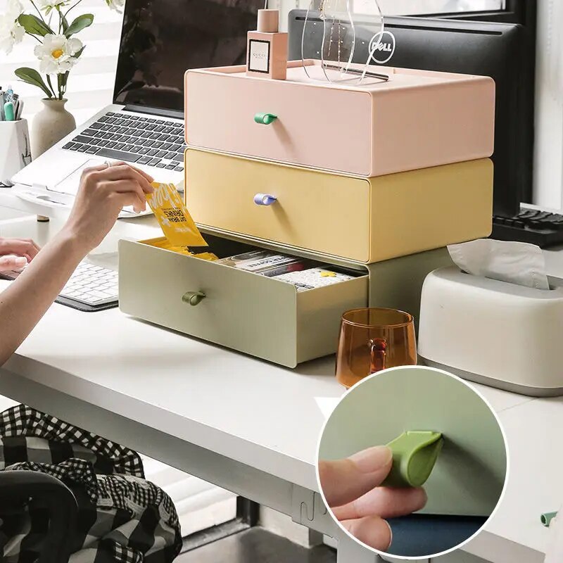 SkandiShop Stackable Organizer Drawer Office Accessories Storage Box