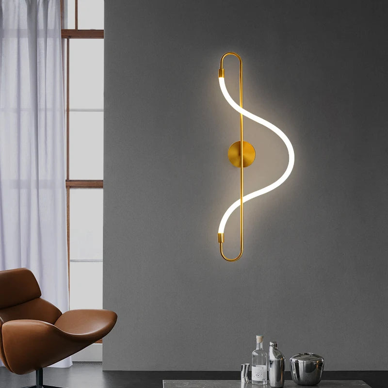 Nordic LED Long Hose Chandelier