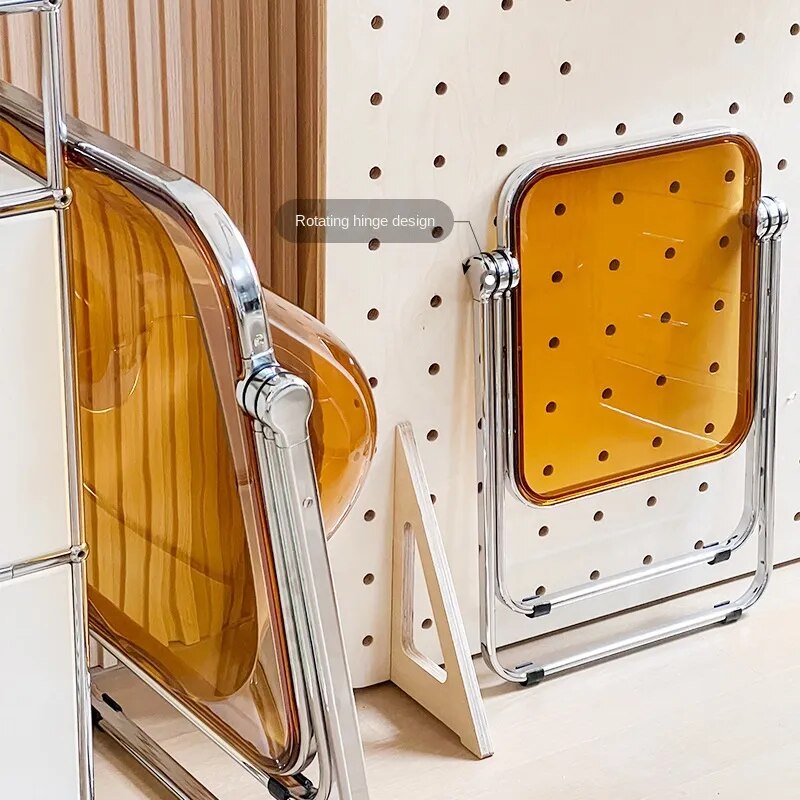 SkandiShop Transparent Folding Coffee Table