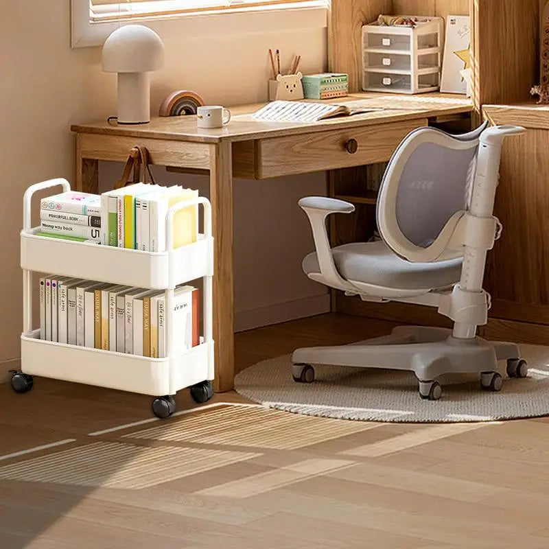 SkandiShop Trumph 2 Tier Rolling Utility Cart