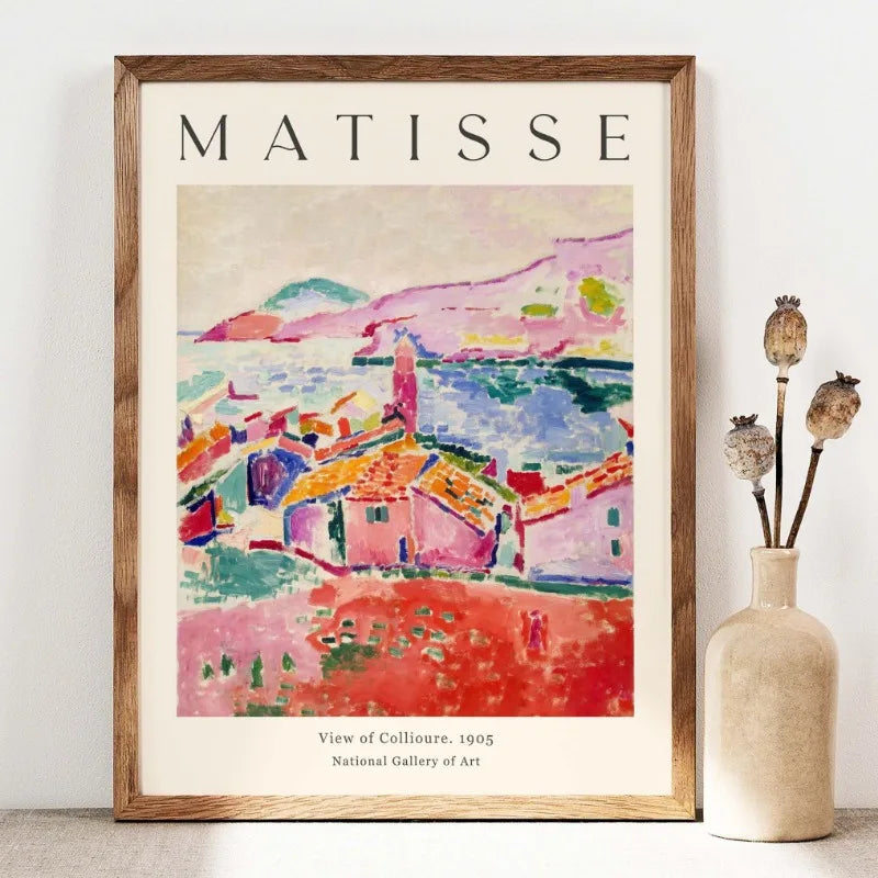 Vintage Mid-Century Matisse Landscape Canvas