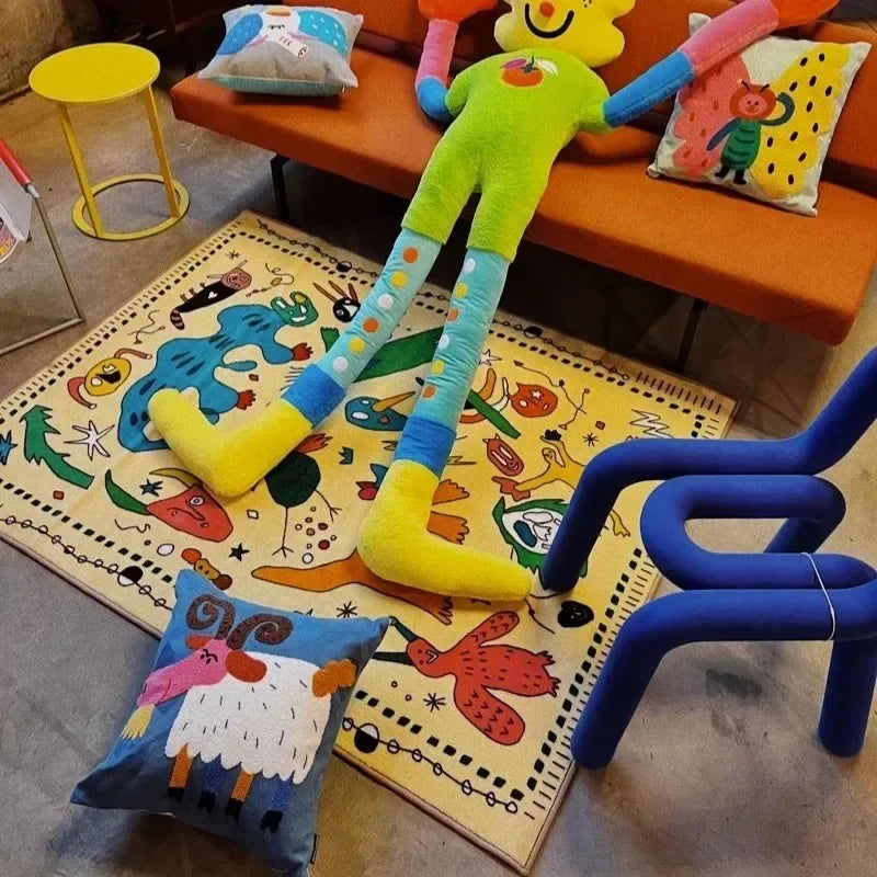 PlayfulGraff Cartoon Art Rug