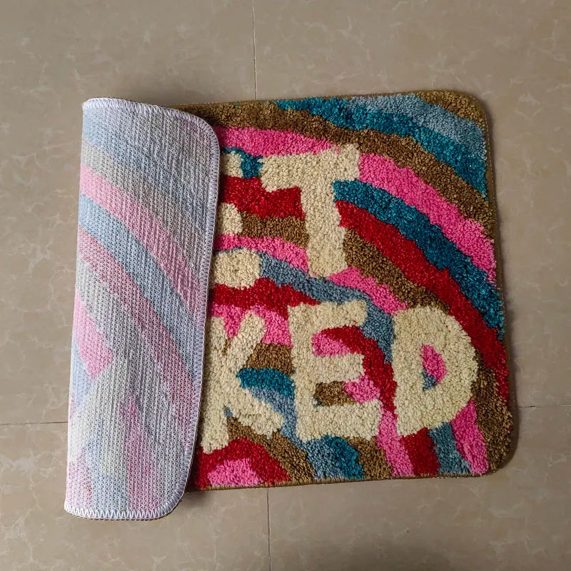 SkandiShop Rainbow Get Naked Bath Mat Soft