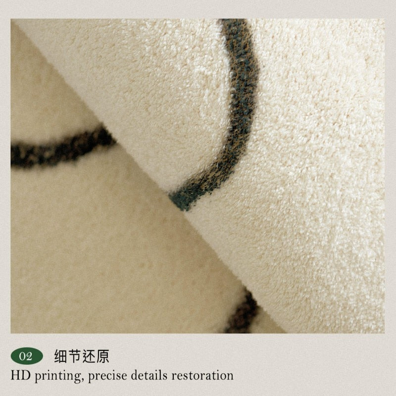 SkandiShip Nordic Style Living Room Decoration Carpet