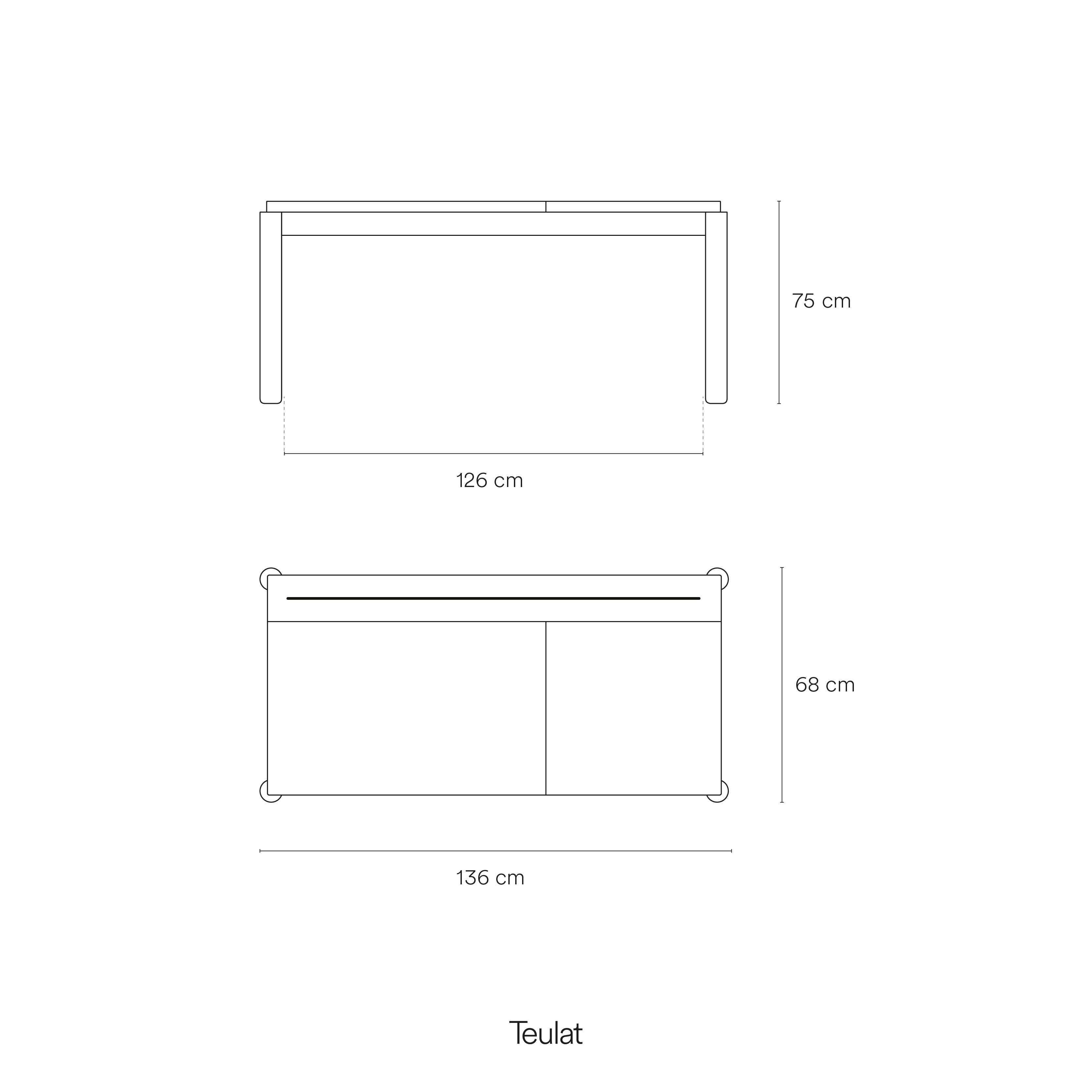 Desk Atlas Black