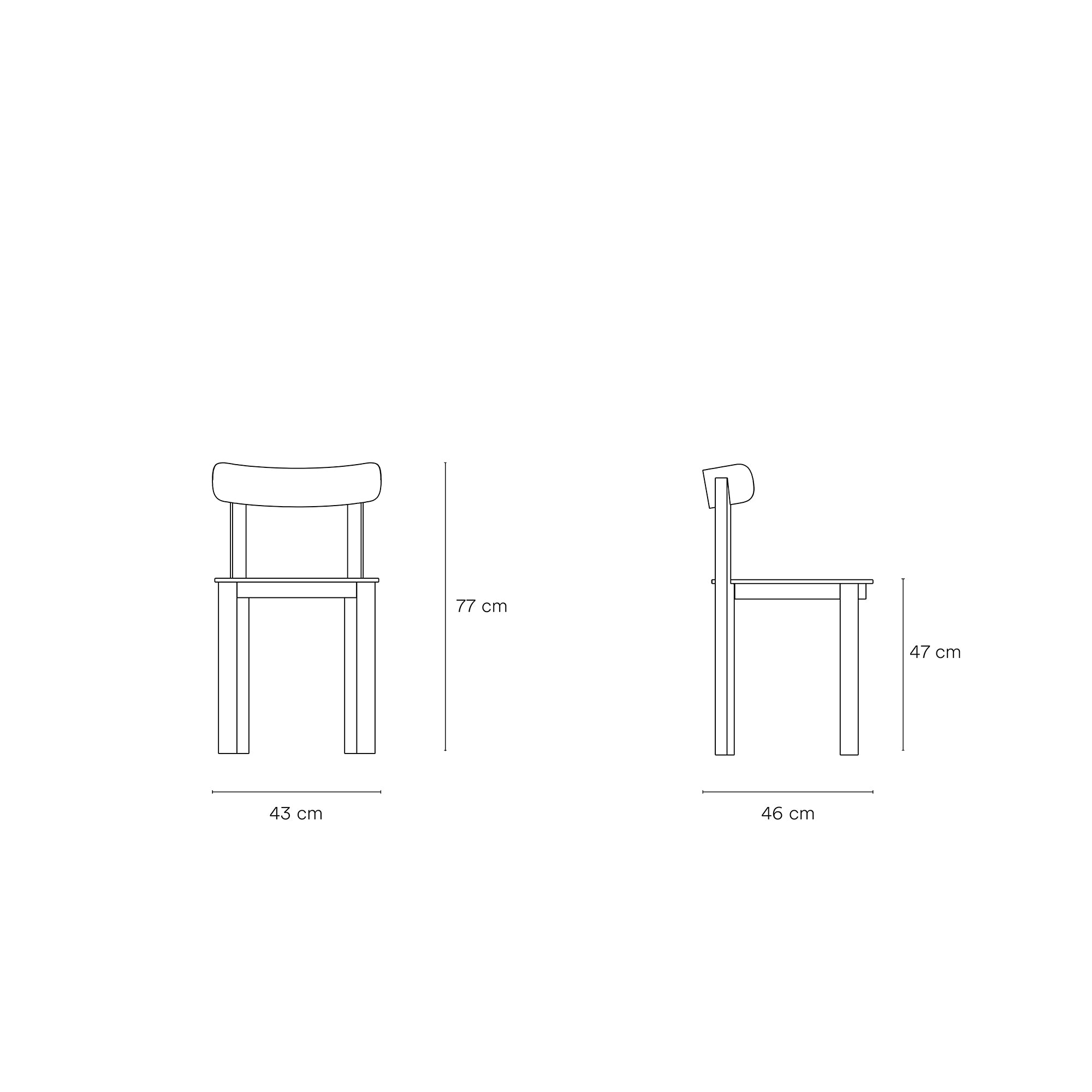 Chair Nara Light Natural (2 Pieces Per Box)